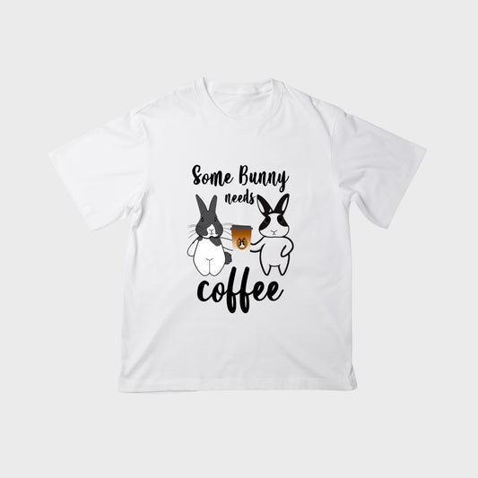 Some Bunny Needs Coffee T-Shirt 🐰☕️
