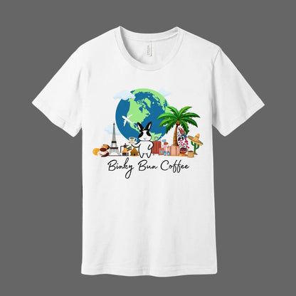 Cookie Travels the World Tee 🌎✈️🏝 PREORDER